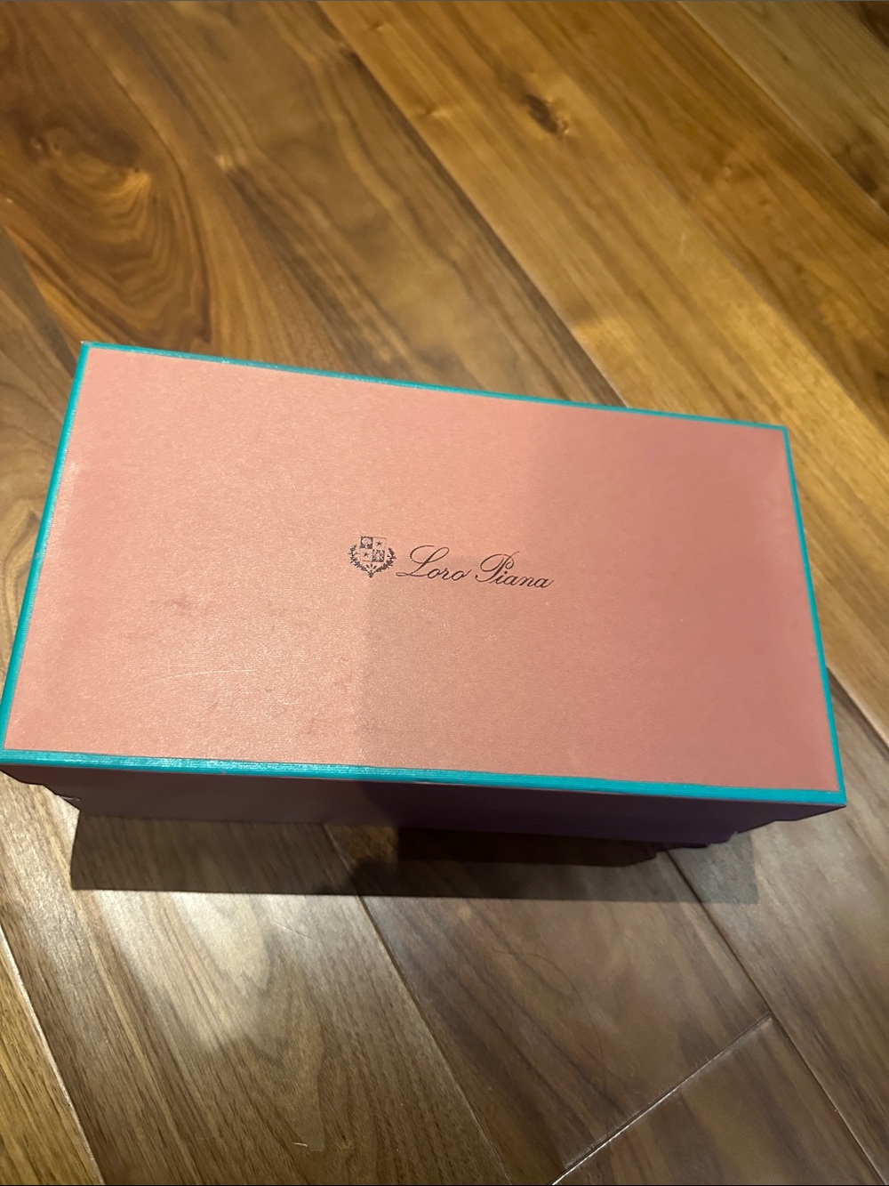 Loro Piana Box with Teal Accent